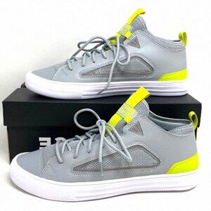 Converse Ctas Ultra OX All Star Mid Gray Lime 172153C Sneakers Women’s Leather